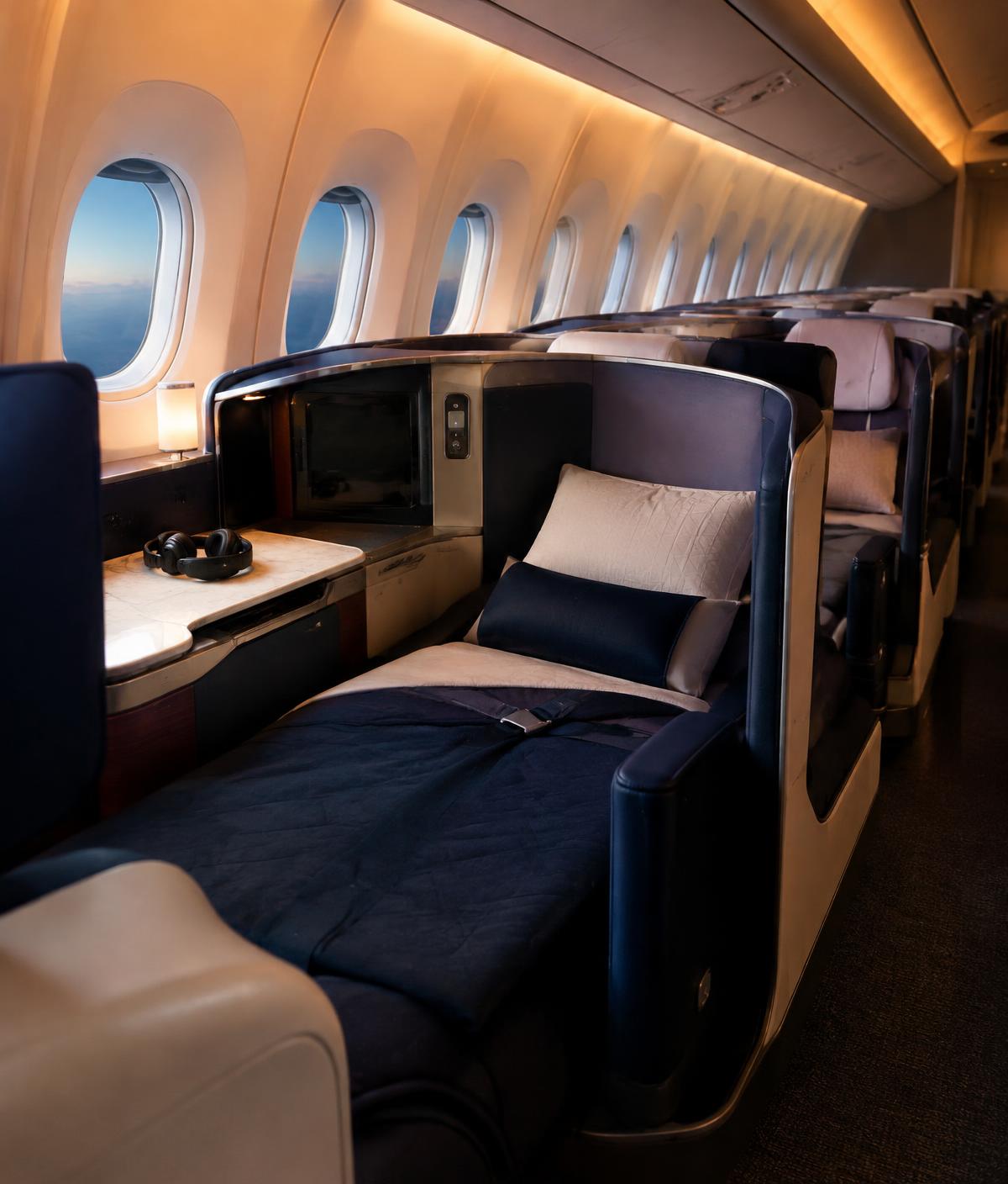 MMM Airways premium cabin